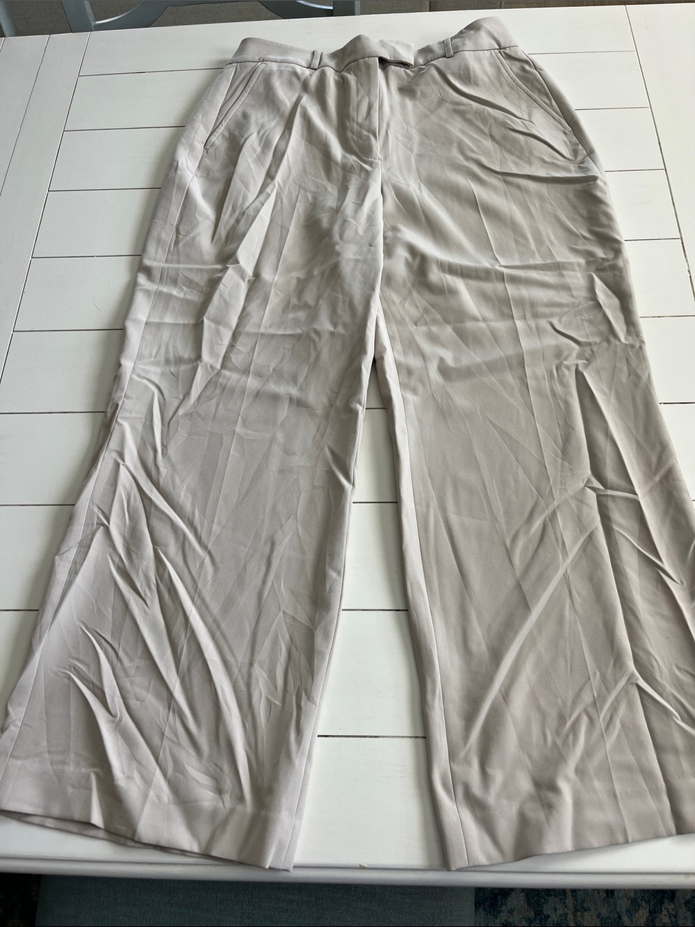 White House Black Market Beige Trousers